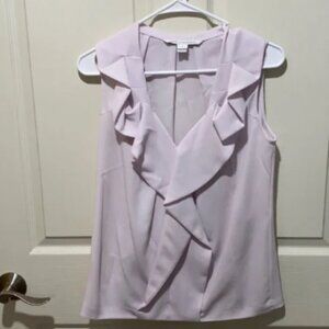 Diane von Furstenberg lilac sleeveless top